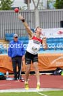 Mens  under-20s shot putt, Northern Senior and Under-20s Track and Field Champs., Manchester. Photo: David T. Hewitson/Sports for All Pics